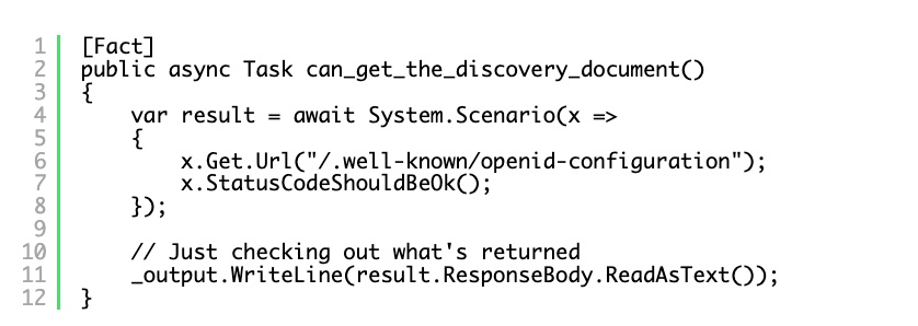 Discovery Endpoint Code